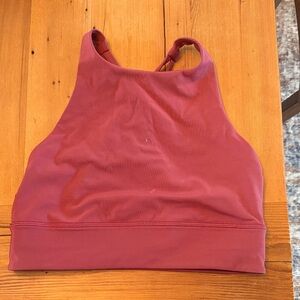 lululemon athletica High Neck Sports Bra - Deep Red